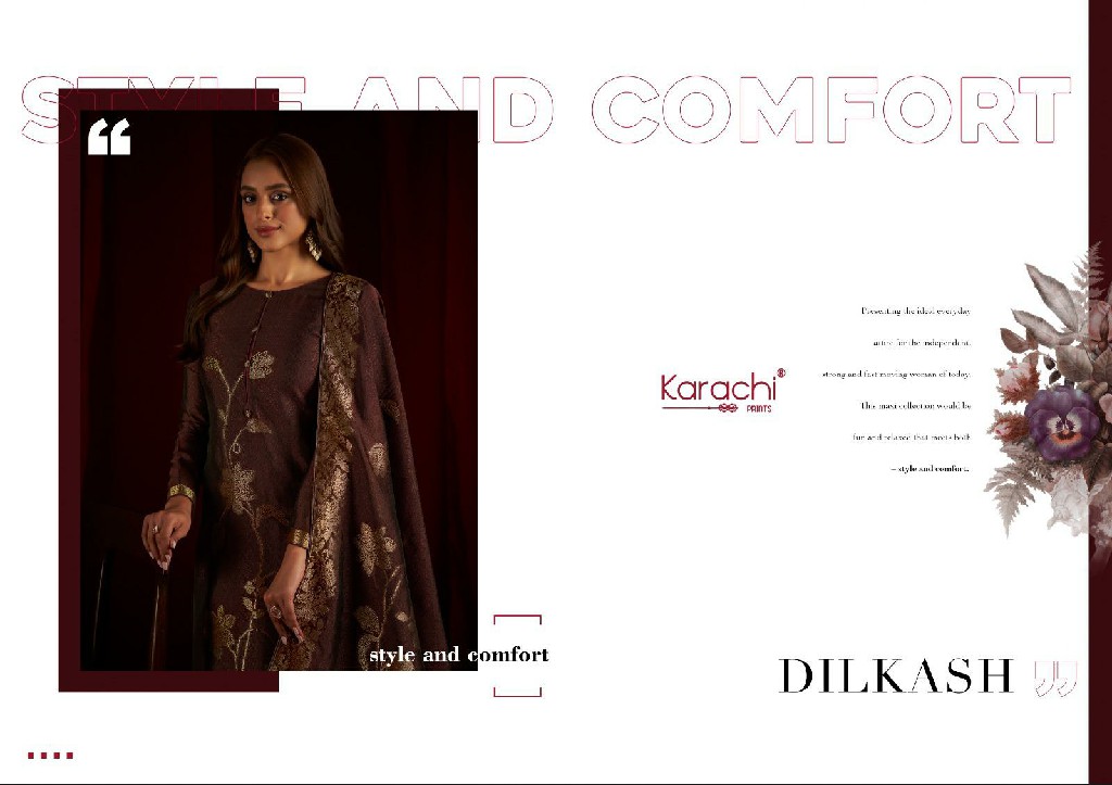 karachi prints dilkash silk woven jacquard attractive 3pcs dress supplier