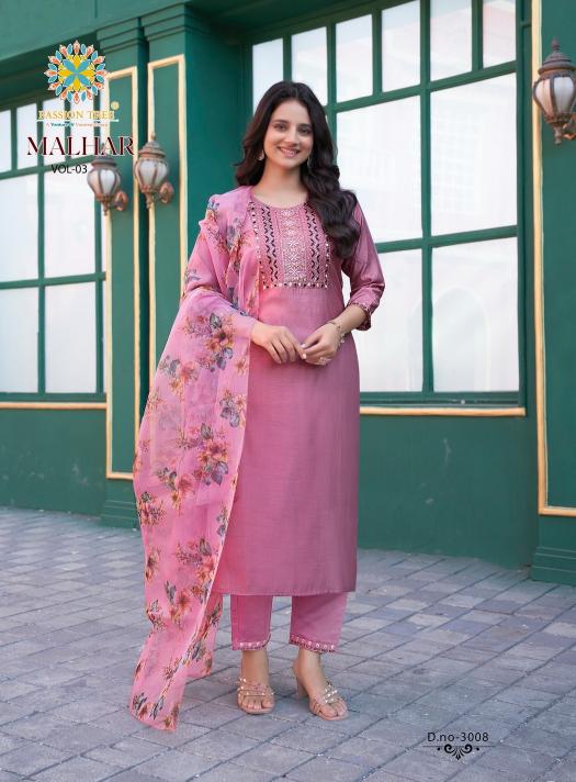 malhar vol 3 by passion tree roman silk fullstitch women indian big size salwar suit set