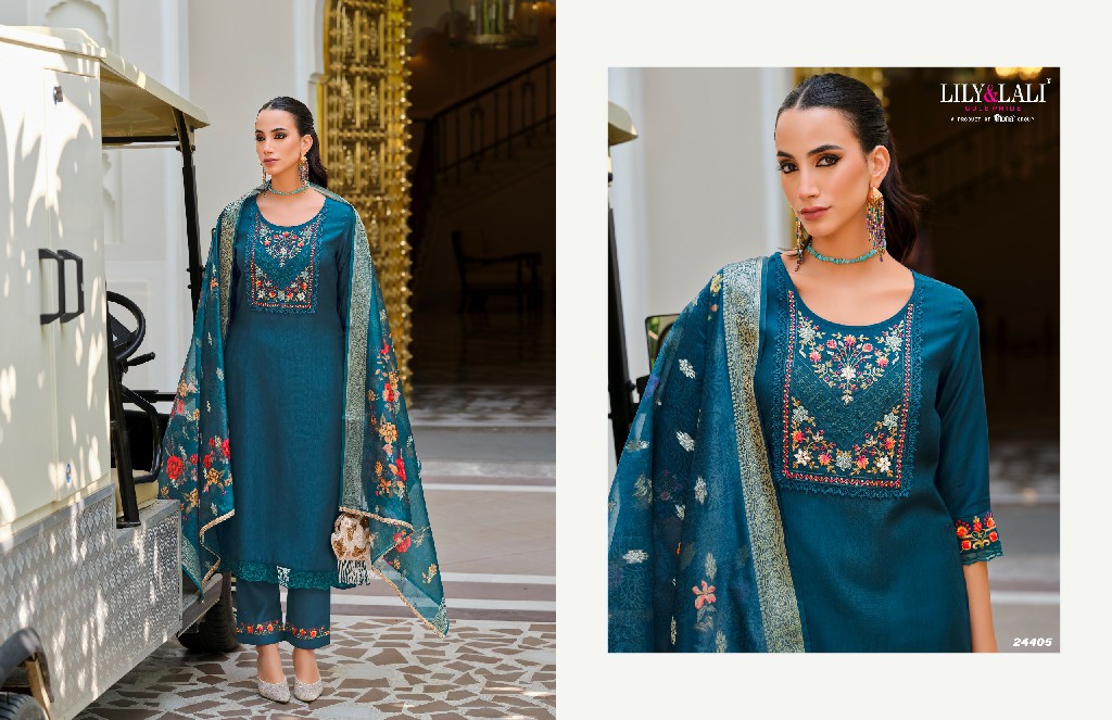 LILY AND LALI MALVIKA VOL 3 FESTIVE WEAR READYMADE DESIGNER HANDWORK SALWAR KAMEEZ
