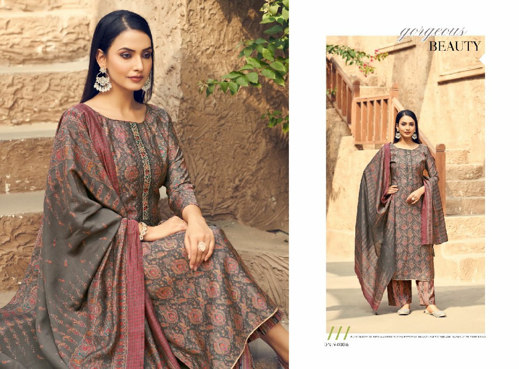 Nishant Sikha Wholesale Modal Silk With Embroidery Work Dress Material