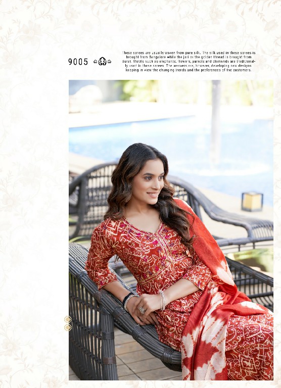 Mystic 9 Pooja Vol-9 Wholesale Aliya Cut Kurti With Pant And Dupatta