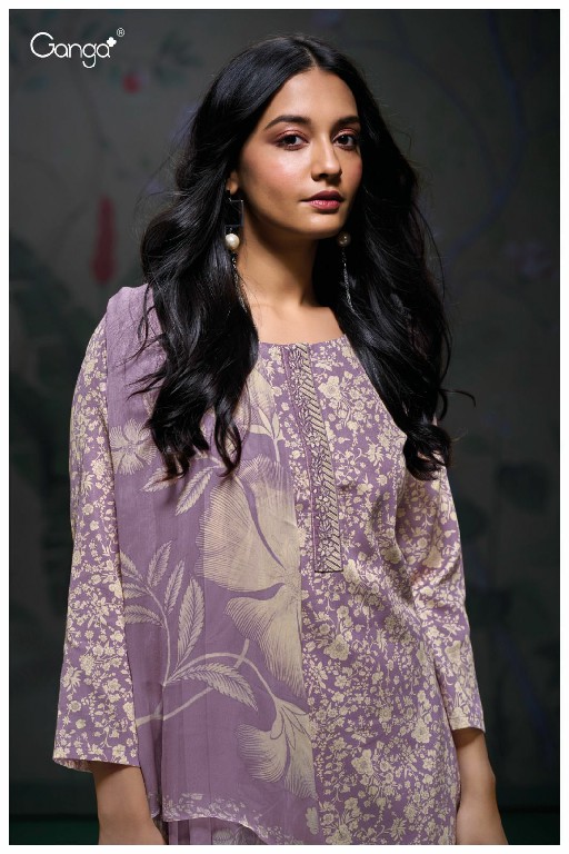 Ganga Aaliah S3187 Wholesale Premium Cotton With Embroidery Salwar Suits