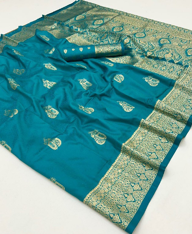 Rajtex Karnival Park Wholesale Two Tone Handloom Weaving Silk Party Wear Sarees