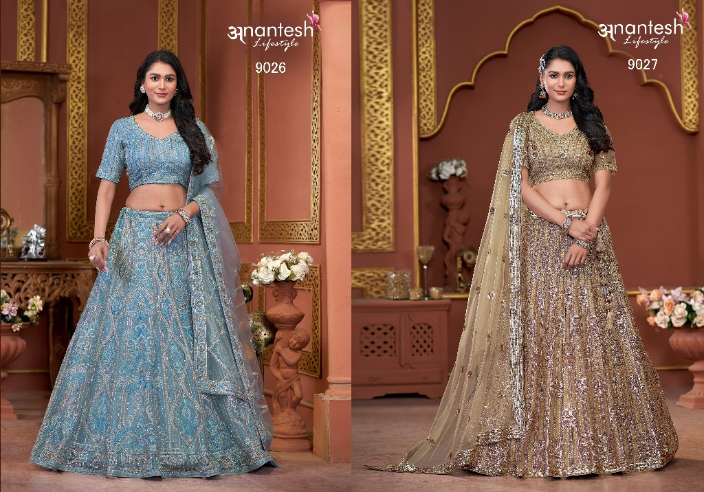 Anantesh Bridal Couture 2025 Wholesale Readymade Designer Lehenga Choli