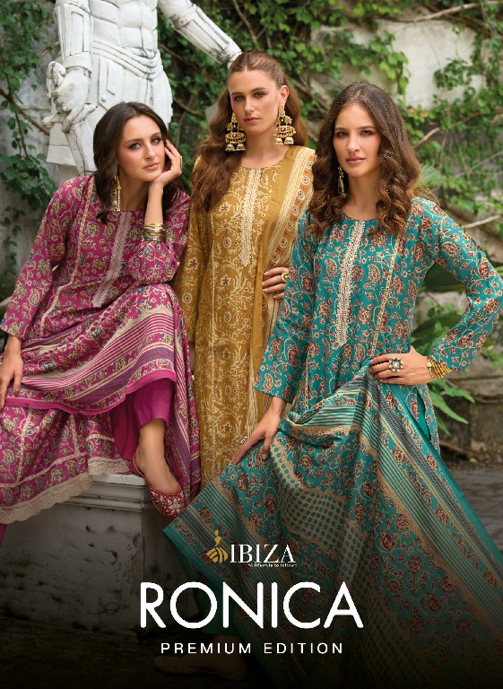 Ibiza Ronica Wholesale Pure Viscose With Embroidery Work Salwar Suits