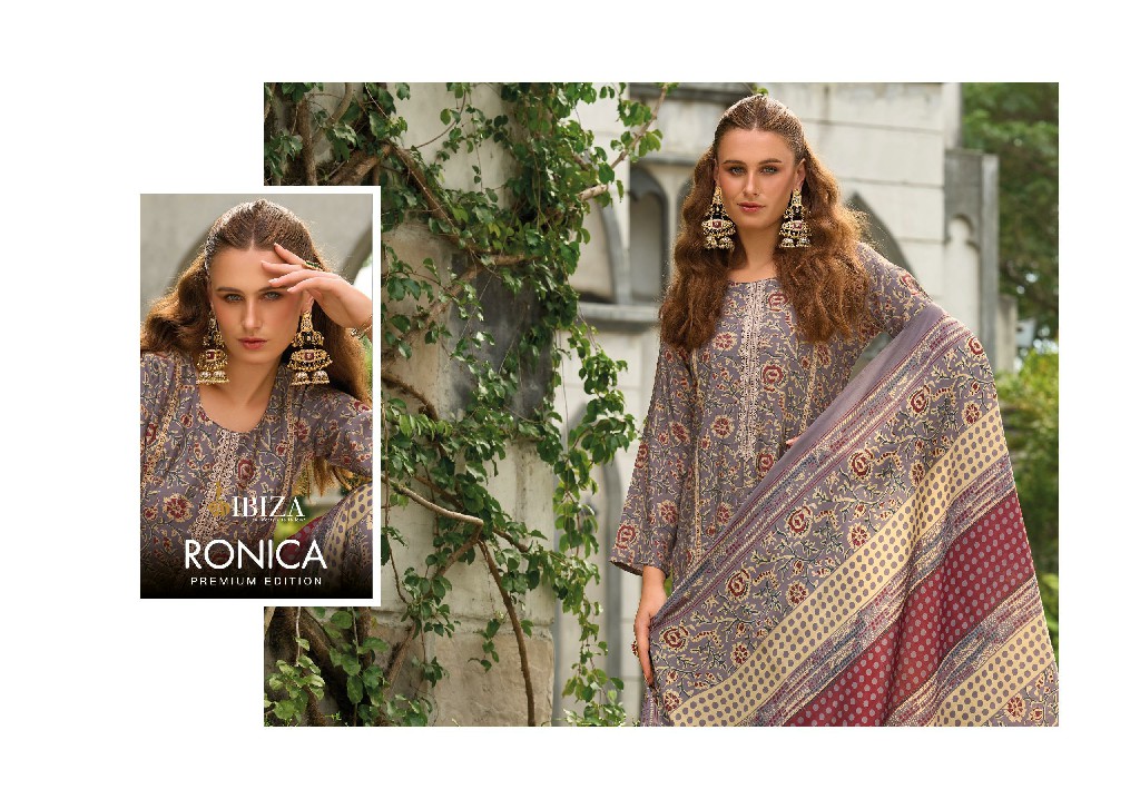 Ibiza Ronica Wholesale Pure Viscose With Embroidery Work Salwar Suits