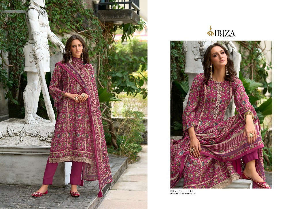 Ibiza Ronica Wholesale Pure Viscose With Embroidery Work Salwar Suits