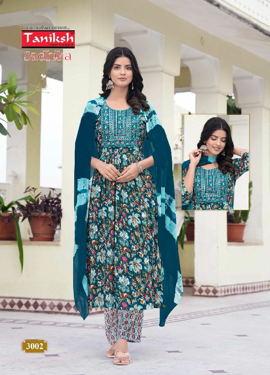 taniksh sadhika vol 3 rayon hit design full stitch ladies suit