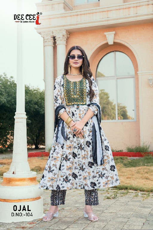 Dee Cee Ojal Wholesale Ghera Concept Kurtis With Pant And Dupatta