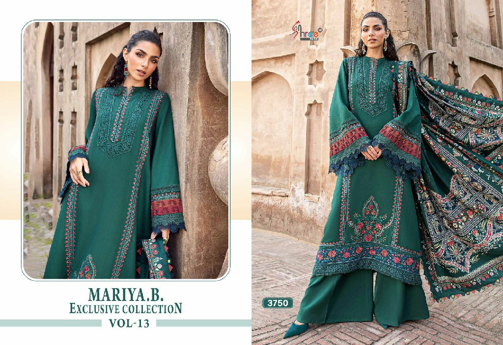 Shree Fabs Mariya B Exclusive Collection Vol-13 Wholesale Pakistani Concept Suits
