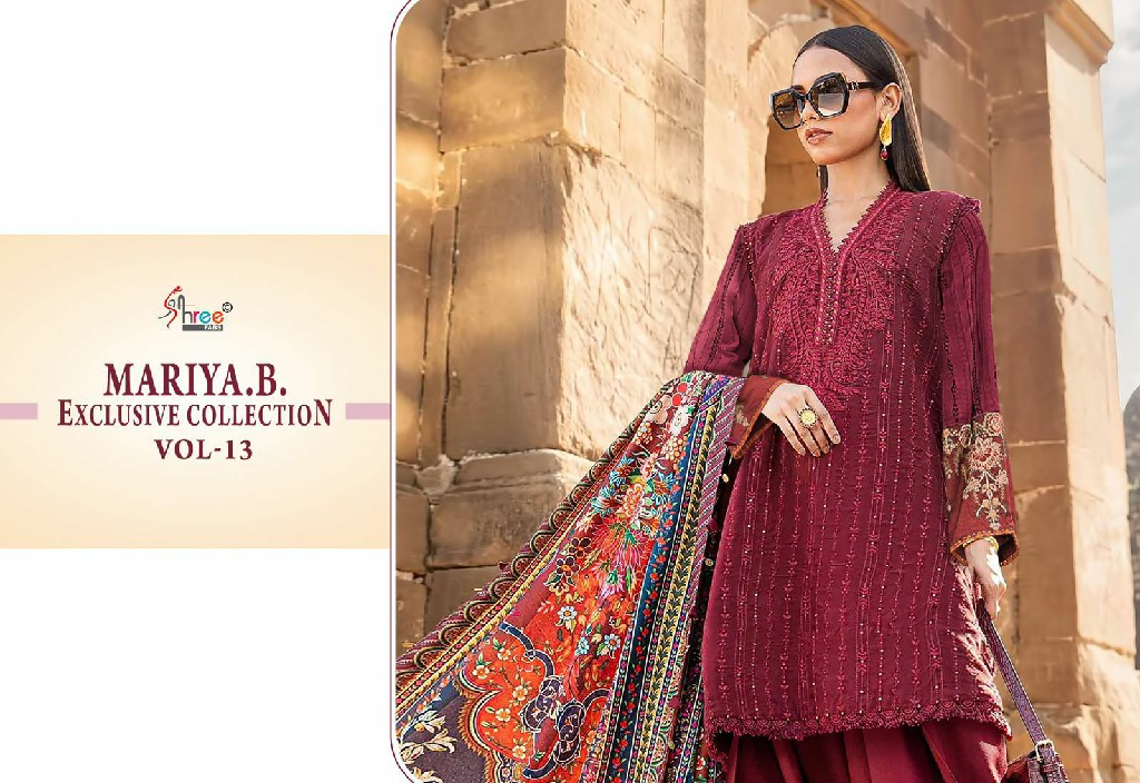 Shree Fabs Mariya B Exclusive Collection Vol-13 Wholesale Pakistani Concept Suits