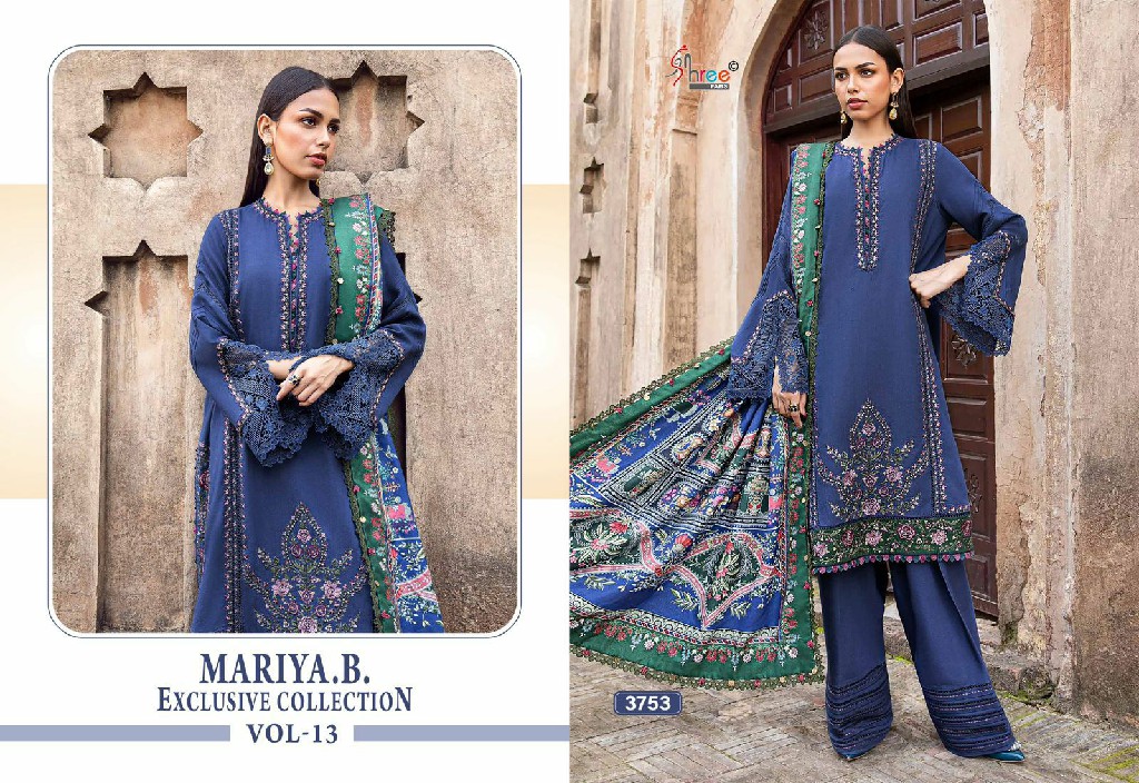 Shree Fabs Mariya B Exclusive Collection Vol-13 Wholesale Pakistani Concept Suits