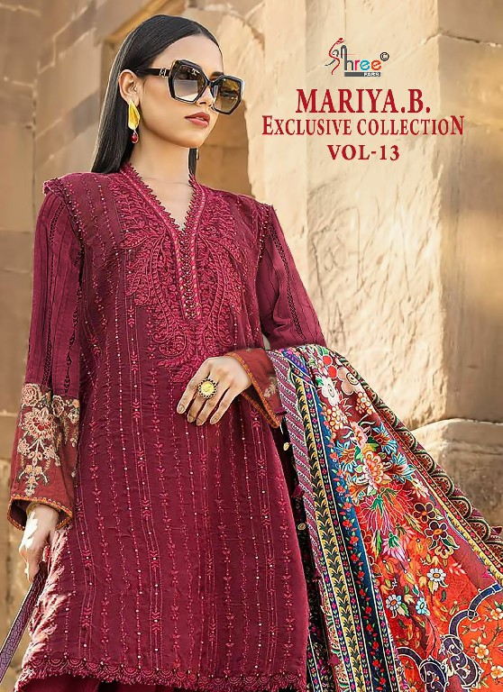 Shree Fabs Mariya B Exclusive Collection Vol-13 Wholesale Pakistani Concept Suits