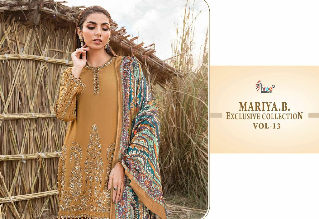 Shree Fabs Mariya B Exclusive Collection Vol-13 Wholesale Pakistani Concept Suits
