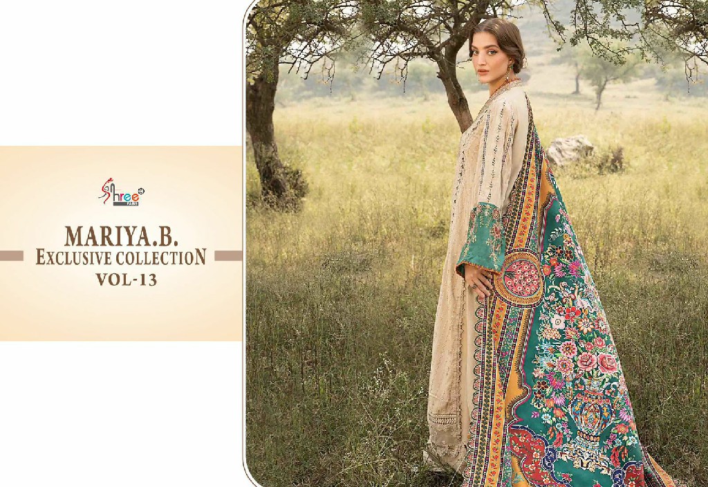 Shree Fabs Mariya B Exclusive Collection Vol-13 Wholesale Pakistani Concept Suits