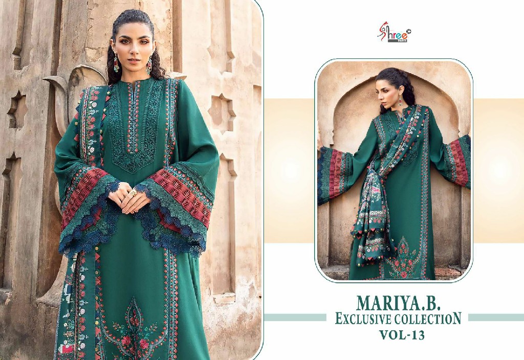 Shree Fabs Mariya B Exclusive Collection Vol-13 Wholesale Pakistani Concept Suits