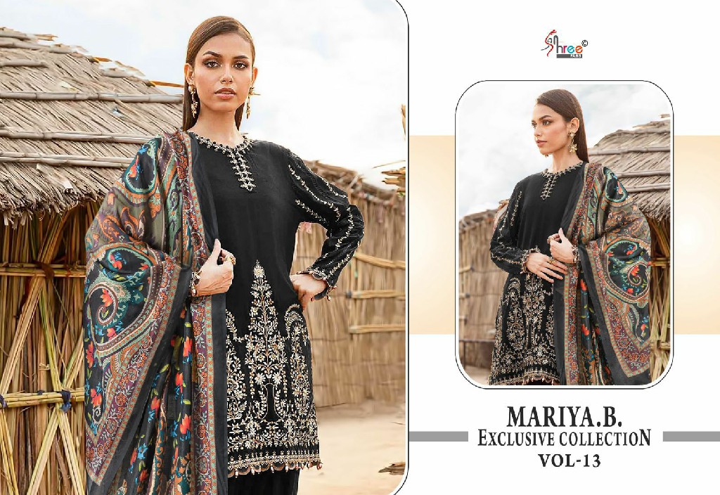 Shree Fabs Mariya B Exclusive Collection Vol-13 Wholesale Pakistani Concept Suits