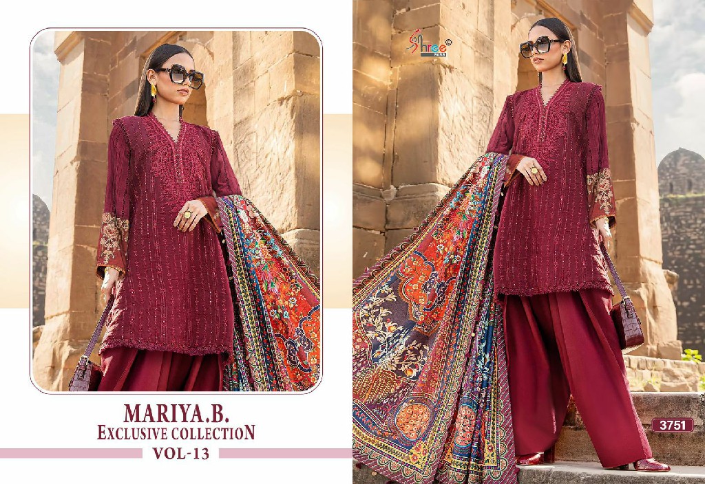 Shree Fabs Mariya B Exclusive Collection Vol-13 Wholesale Pakistani Concept Suits