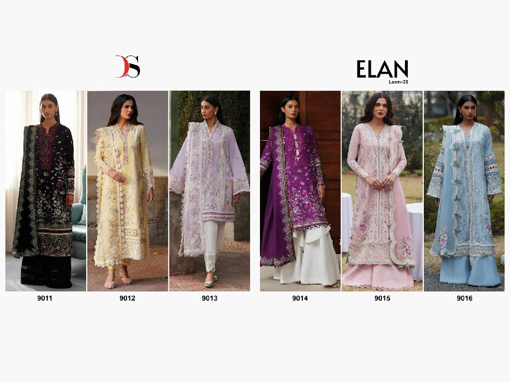 Deepsy Elan Lawn-25 Wholesale Indian Pakistani Concept Salwar Suits