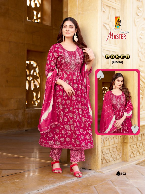 Master Poker Ghera Wholesale Ghera Concept 3 Piece Salwar Suits