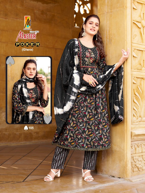 Master Poker Ghera Wholesale Ghera Concept 3 Piece Salwar Suits