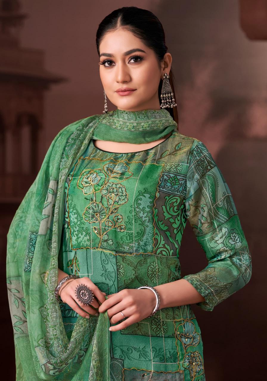 alok hoor viscose simmer pretty look pakistani dress material