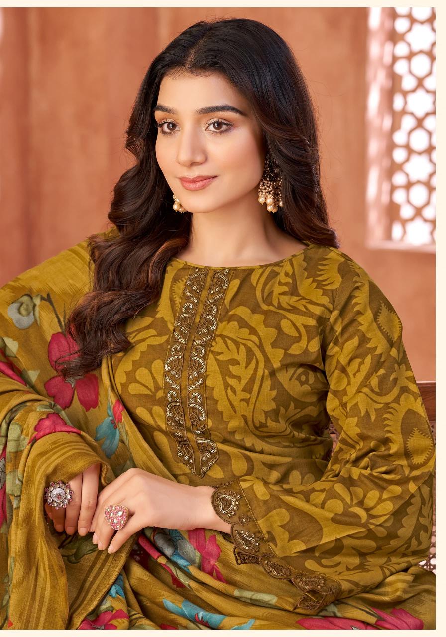arunika by alok cambric stylish look pakistani suit for womens