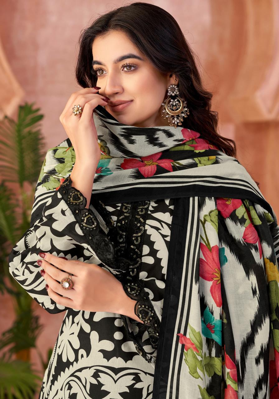 arunika by alok cambric stylish look pakistani suit for womens
