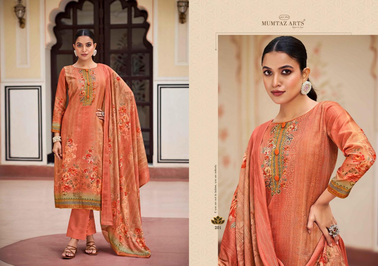 mumtaz arts mannat jam print latest salwar kameez design