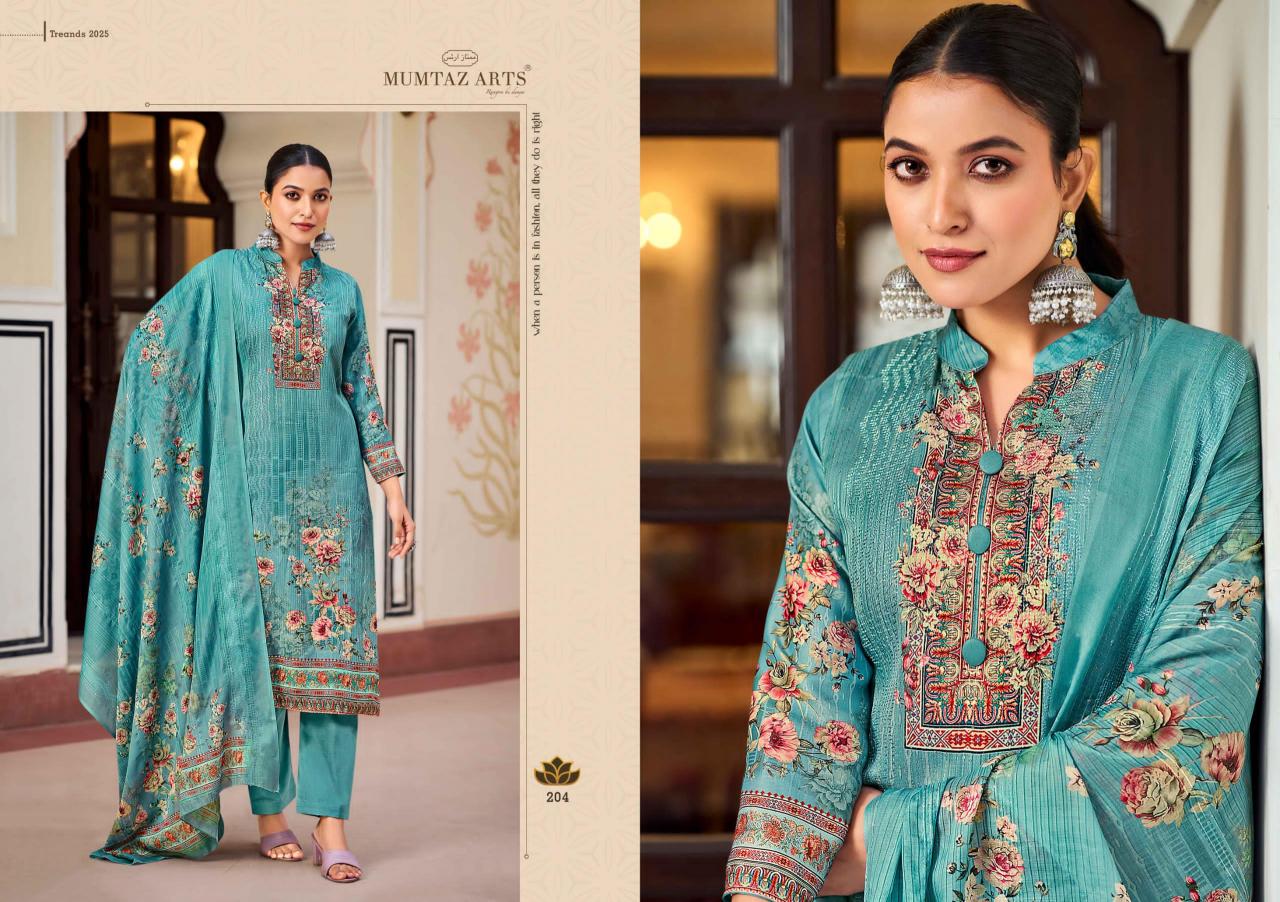 mumtaz arts mannat jam print latest salwar kameez design