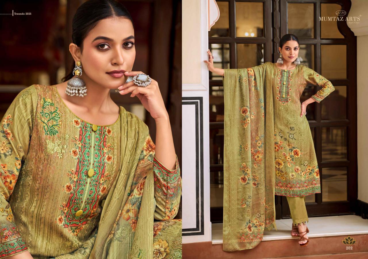 mumtaz arts mannat jam print latest salwar kameez design