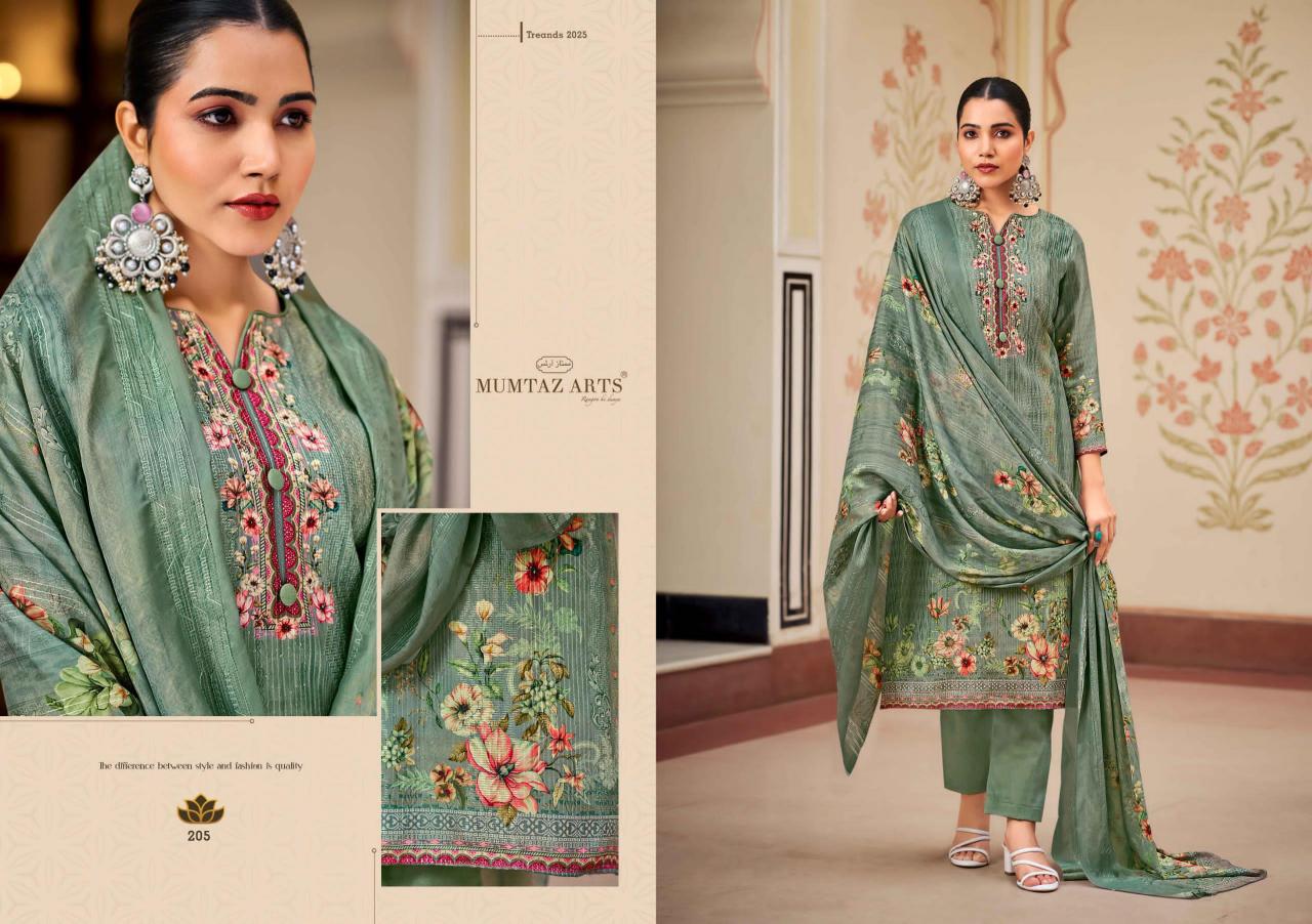 mumtaz arts mannat jam print latest salwar kameez design