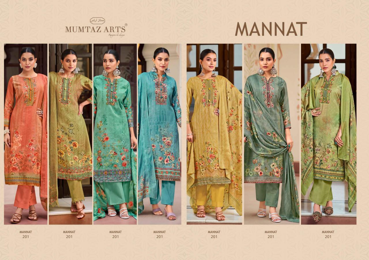 mumtaz arts mannat jam print latest salwar kameez design