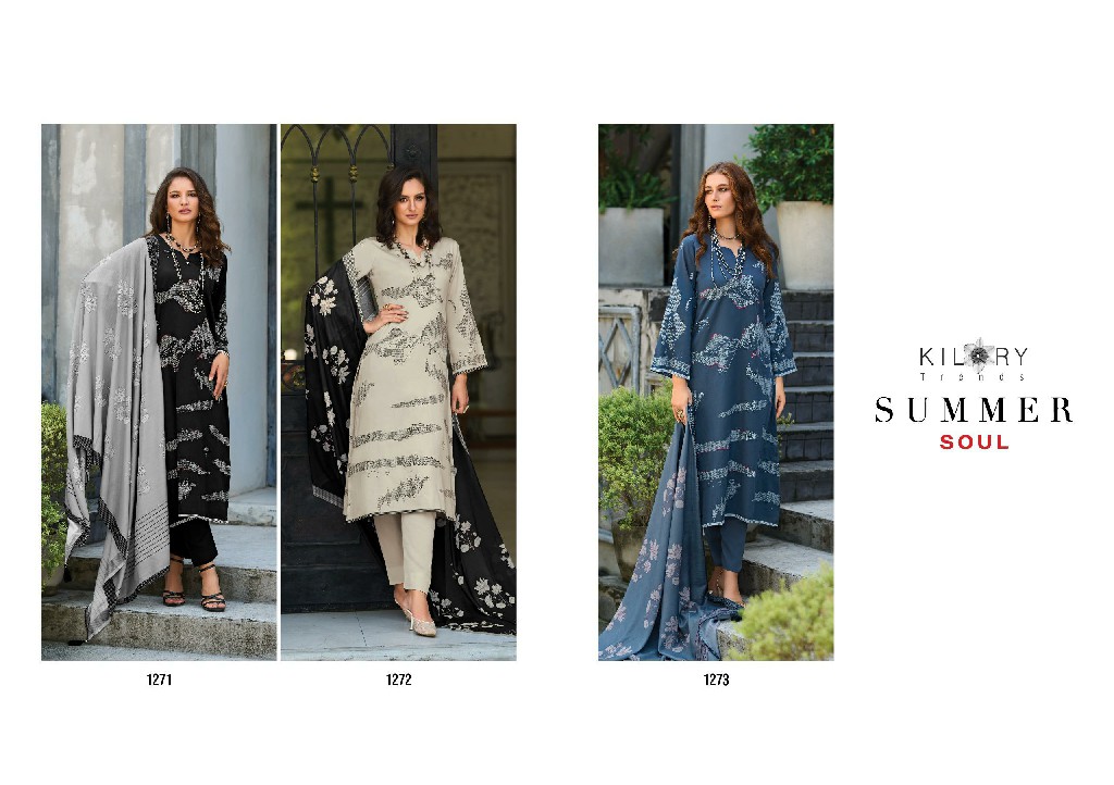 Kilory Summer Soul Wholesale Pure Jamm Cotton With Fancy Handwork Salwar Suits