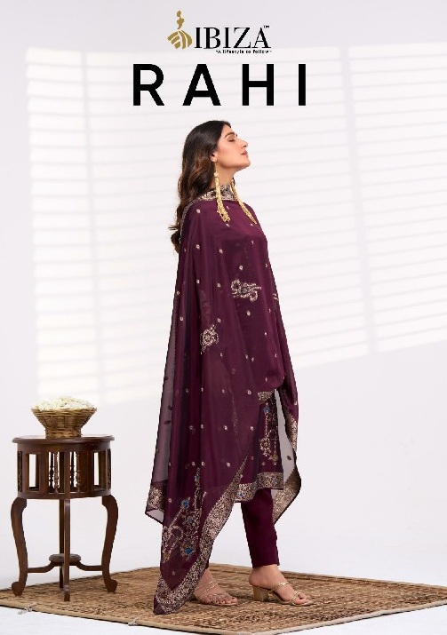 Ibiza Rahi Wholesale Pure Banglory Silk With Jacquard With Hand Work Suits