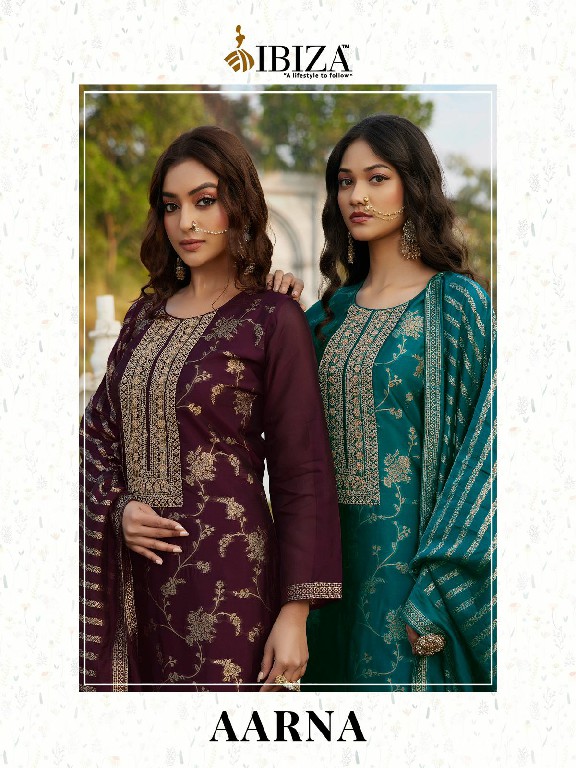 Ibiza Aarna Wholesale Pure Banglory Silk With Handwork Salwar Suits