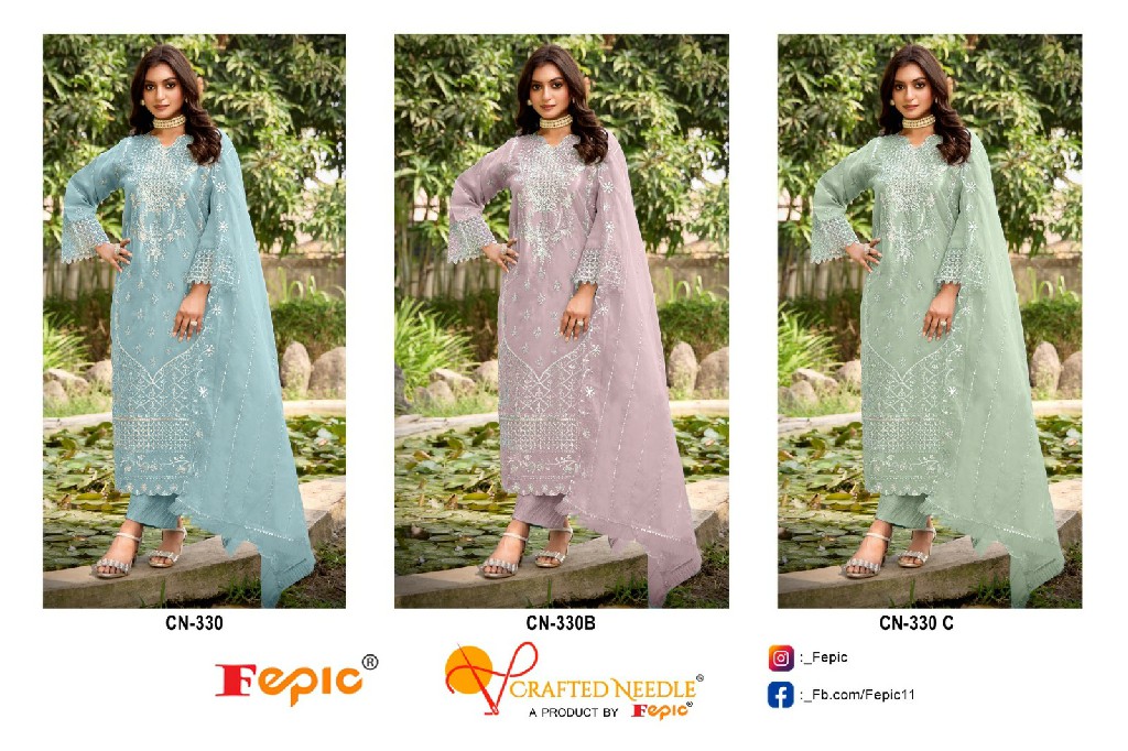 Fepic Crafted Needle CN-330 Wholesale Readymade Indian Pakistani Suits