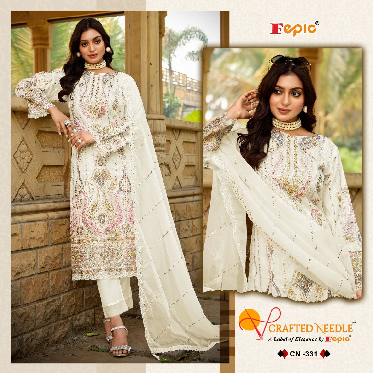 Fepic Crafted Needle CN-331 Wholesale Readymade Indian Pakistani Suits