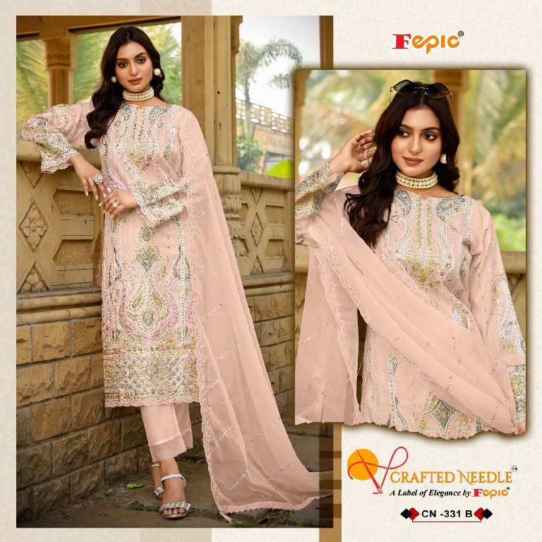 Fepic Crafted Needle CN-331 Wholesale Readymade Indian Pakistani Suits