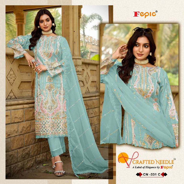 Fepic Crafted Needle CN-331 Wholesale Readymade Indian Pakistani Suits