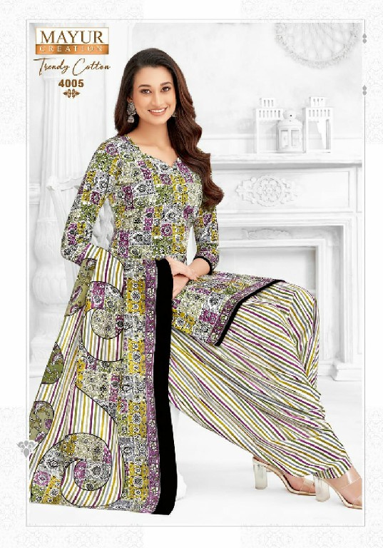 Mayur Trendy Cotton Vol-4 Wholesale Pure Cotton Printed Dress Material