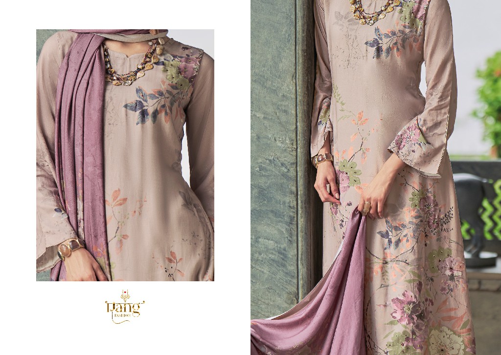 Rang Fashion Venetian Vol-2 Wholesale Pure Viscose Muslin With Knot Work Salwar Suits