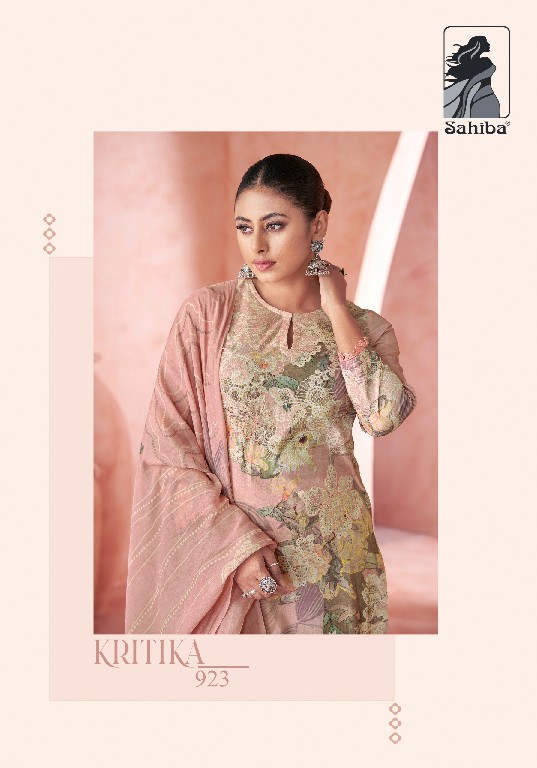 Sahiba Kritika Wholesale Pure Cotton Lawn With Hand Work Salwar Suits