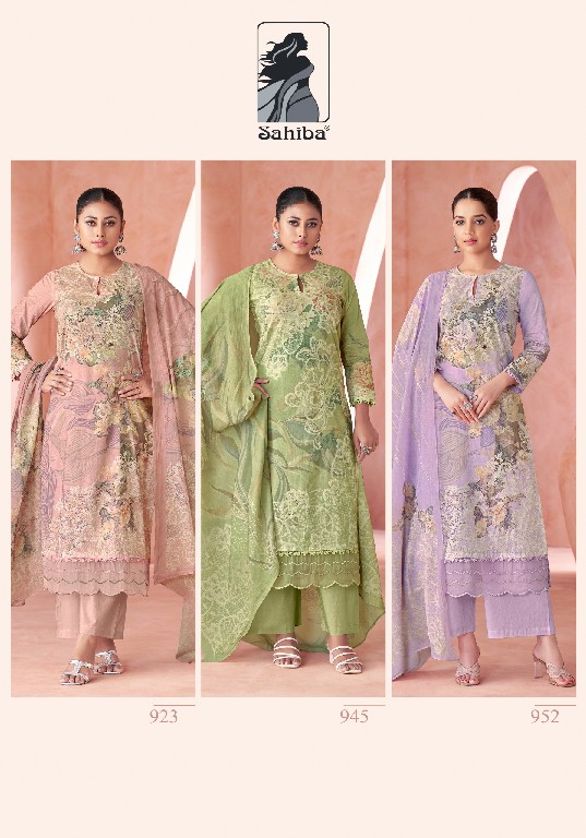 Sahiba Kritika Wholesale Pure Cotton Lawn With Hand Work Salwar Suits