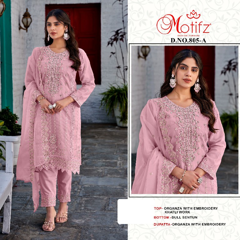Motifz D.no 805 Wholesale Indian Pakistani Concept Salwar Suits
