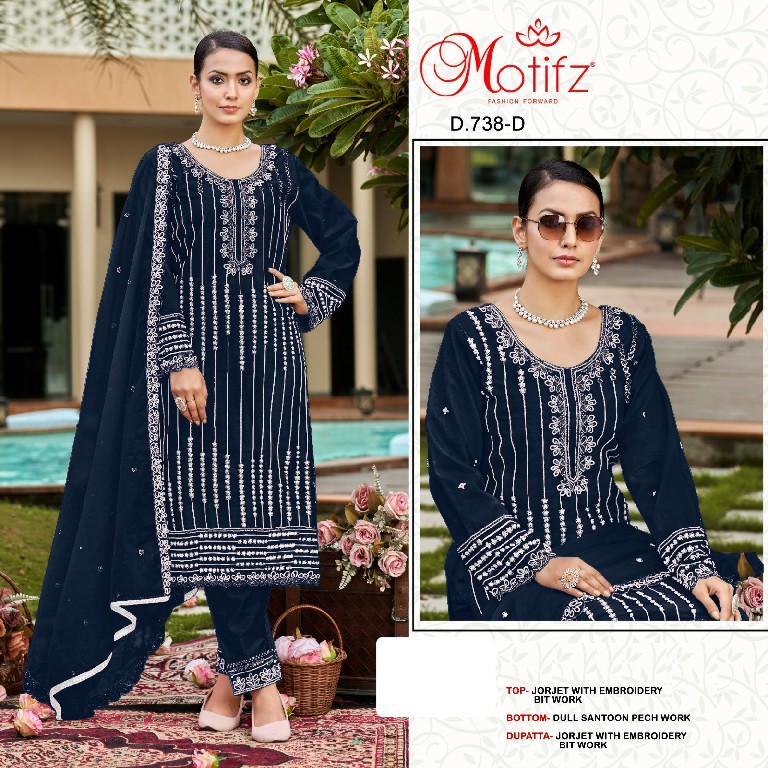 Motifz D.no 738 Wholesale Indian Pakistani Concept Salwar Suits