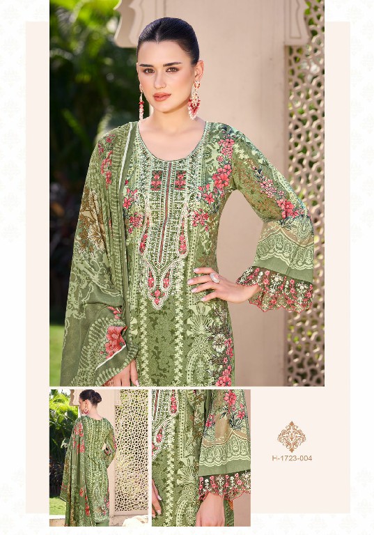 Alok Qurbat Vol-17 Wholesale Zam Cotton With Work Dress Material