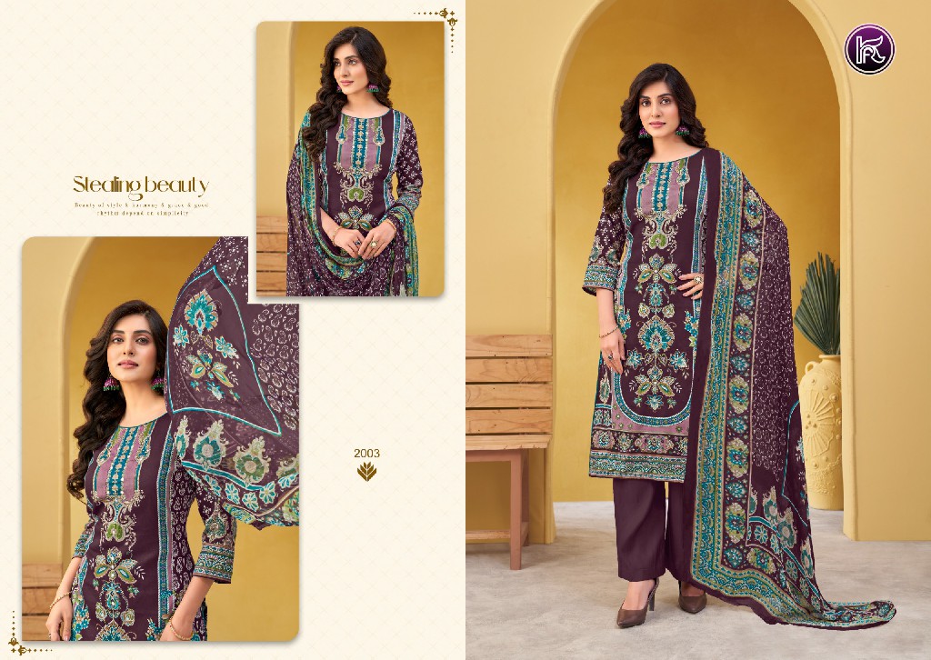 Kala Fashion Ruhi Wholesale Jam Pakistani With Hand Work Dress Material