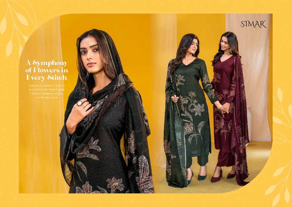 Glossy Aadhya Wholesale Pure Viscose Muslin With Handwork Salwar Suits