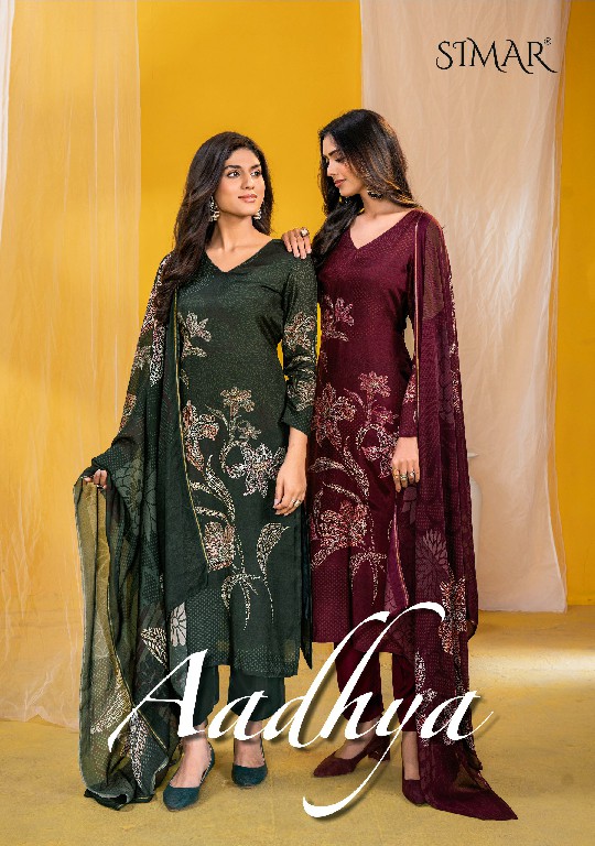 Glossy Aadhya Wholesale Pure Viscose Muslin With Handwork Salwar Suits